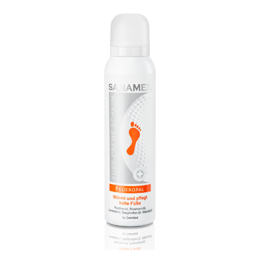 CareMed Wärmender Fuß-Creme-Schaum