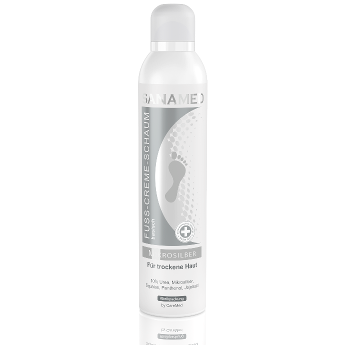 CareMed Foot Cream Foam "Mikrosilver