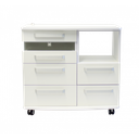 Fußpflegeschrank Compact mit UV MF rechts, Lampe links