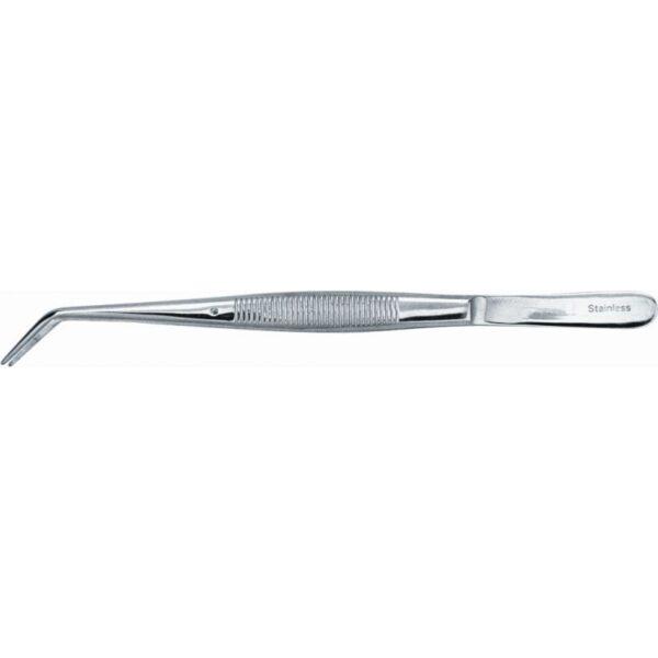 Pinzette gebogen, 13cm