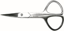 Nail scissors, curved, stainless steel