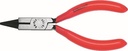 Round-nosed pliers with side, cutting pliers