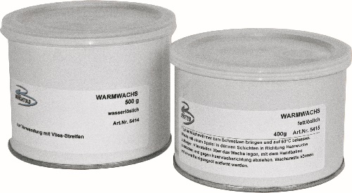 Warmwachs, wasserlöslich , 2x500g